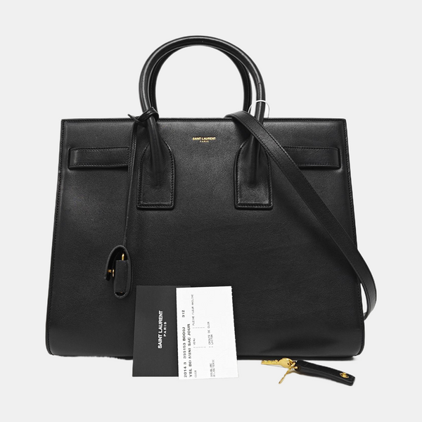 SAC DE JOUR Small Calfskin Black