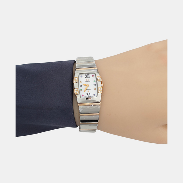20.2mm White Quartz Watch