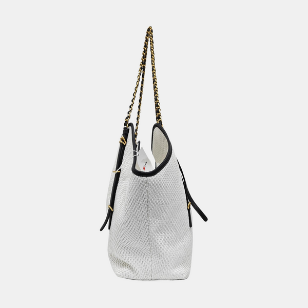 Quilted Canvas White