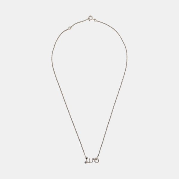 Authenticated pre-owned Oui 18K White Gold Silver Necklace - Necklace at Looply