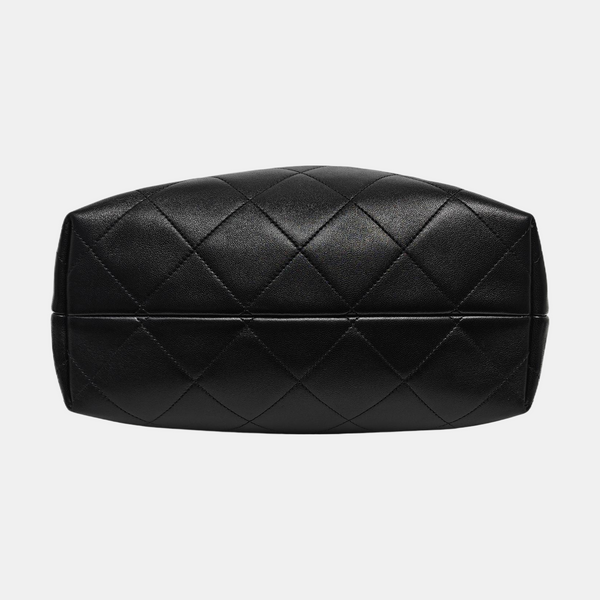 Quilted Suede Gray