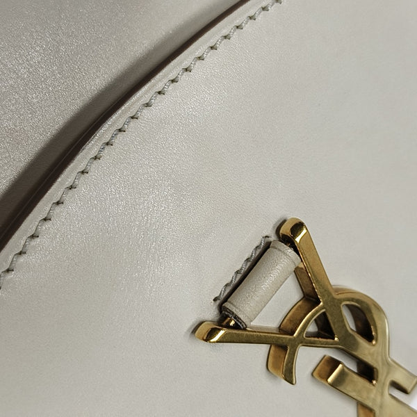 KAIA Small Calfskin White