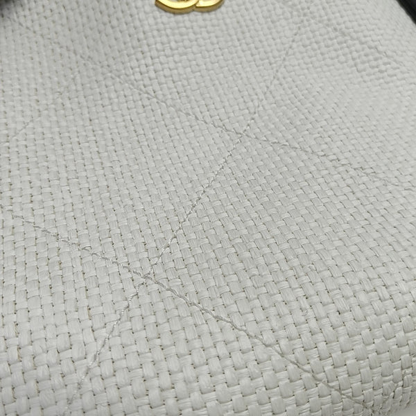 Quilted Canvas White