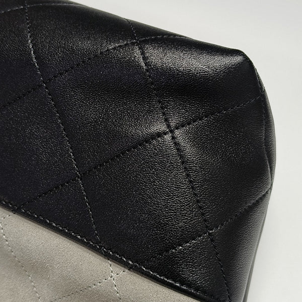 Quilted Suede Gray