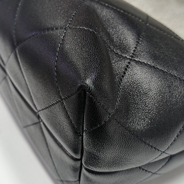 Quilted Suede Gray