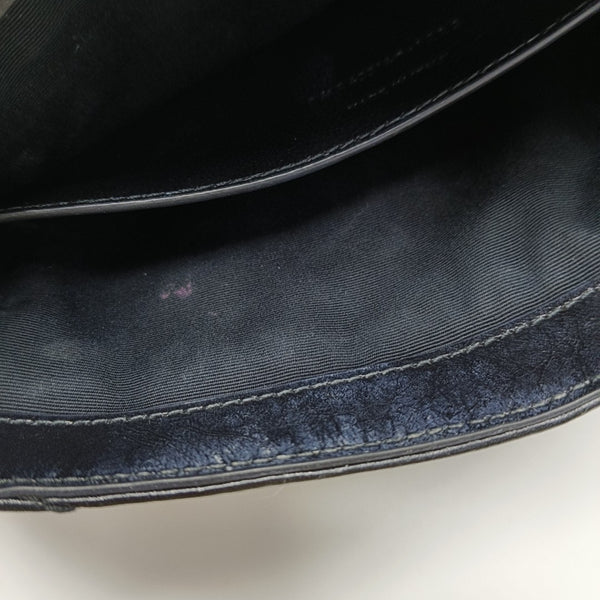 NIKI Small Chevron Calfskin Black