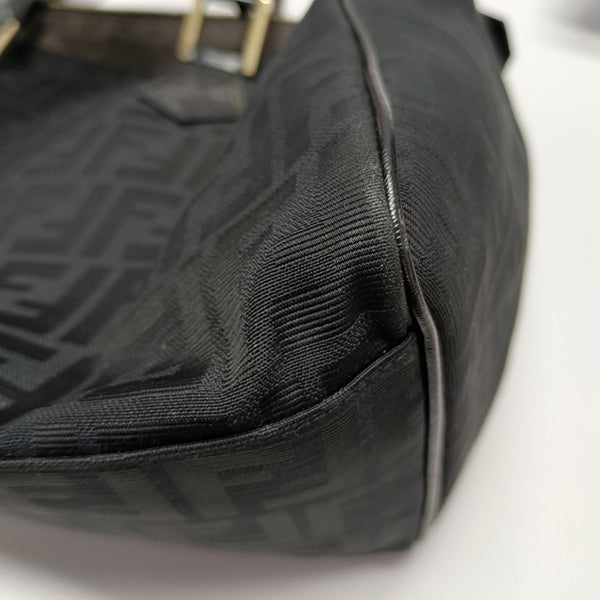 Canvas Top Handle Bag Black