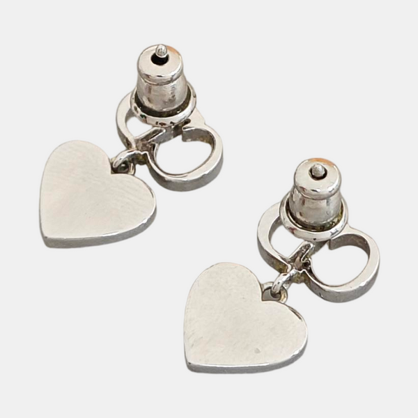 Authenticated pre-owned Clair D Lune Silver-tone Metal Silver Earring - Earrings at Looply
