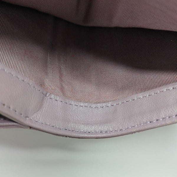 Quilted Lambskin Wallet Purple