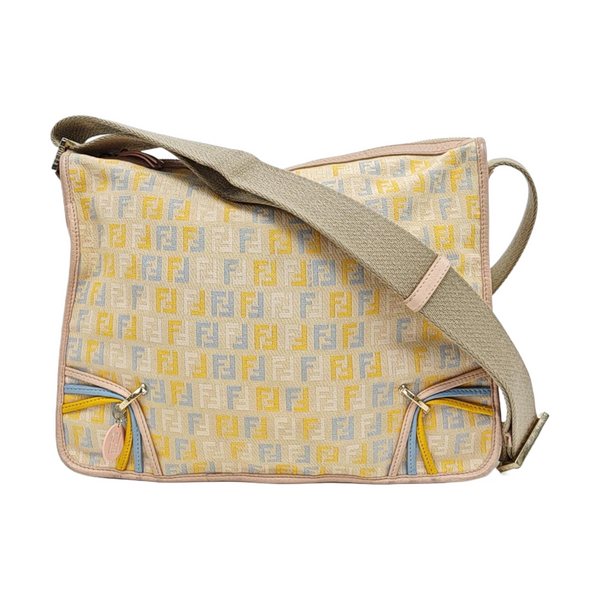 Canvas Crossbody Bag Beige