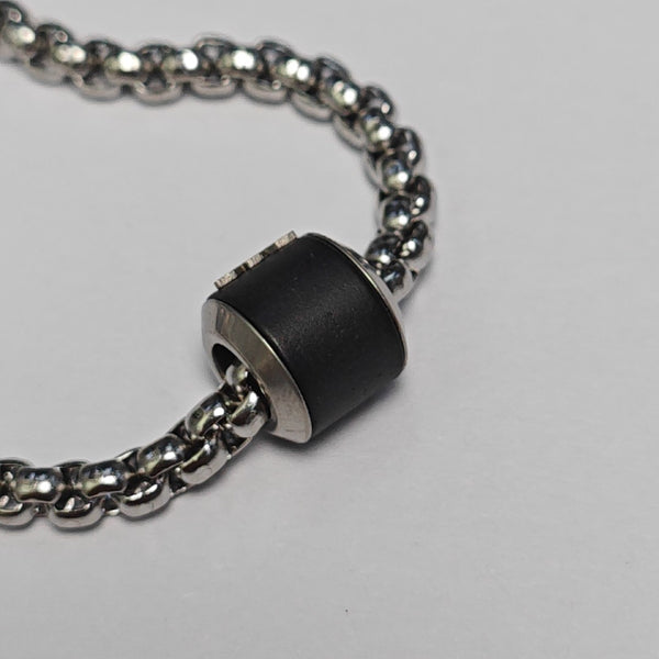 Authenticated pre-owned Stainless Steel Silver Necklace - Necklace at Looply