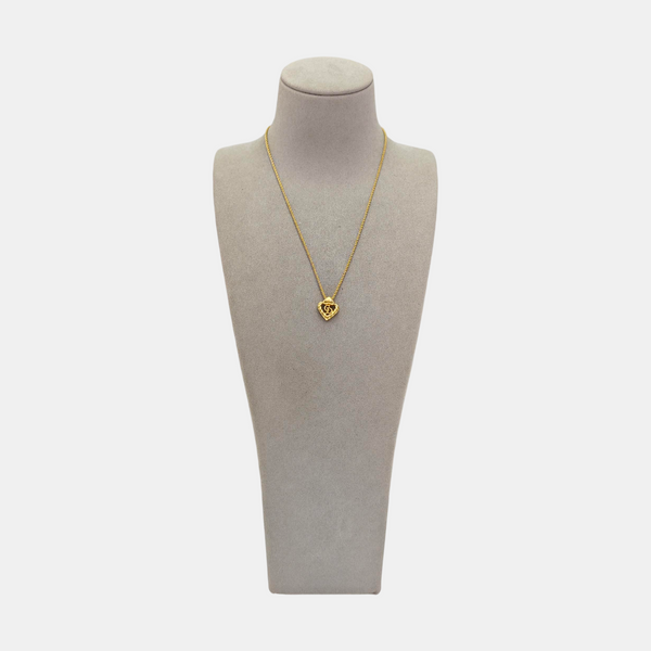 Authenticated pre-owned Petit CD Gold-tone Metal Necklace - Necklace at Looply