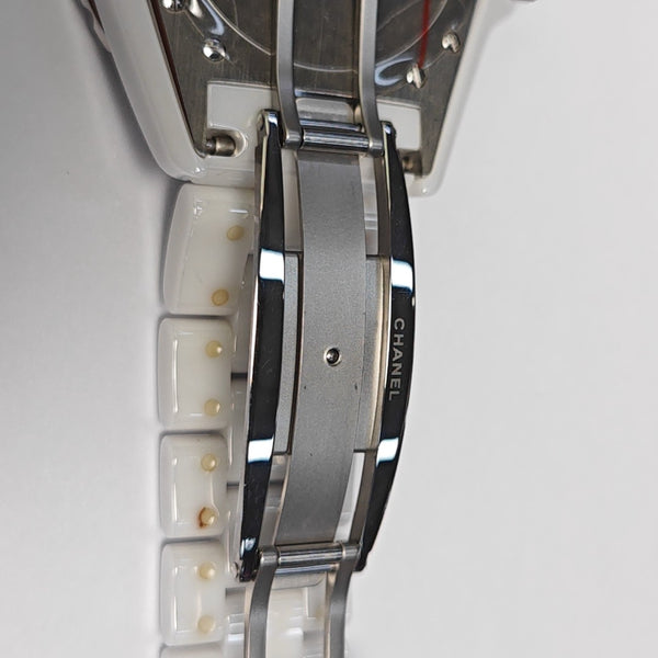 J12 38mm White Automatic Watch
