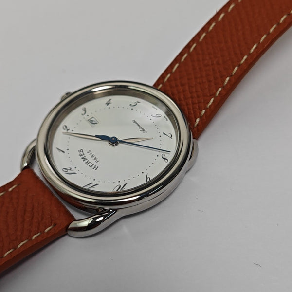 Arceau 32mm White Automatic Watch
