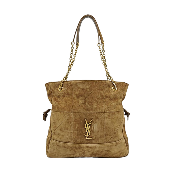 JAMIE SHOPPING Small Quilted Suede Brown