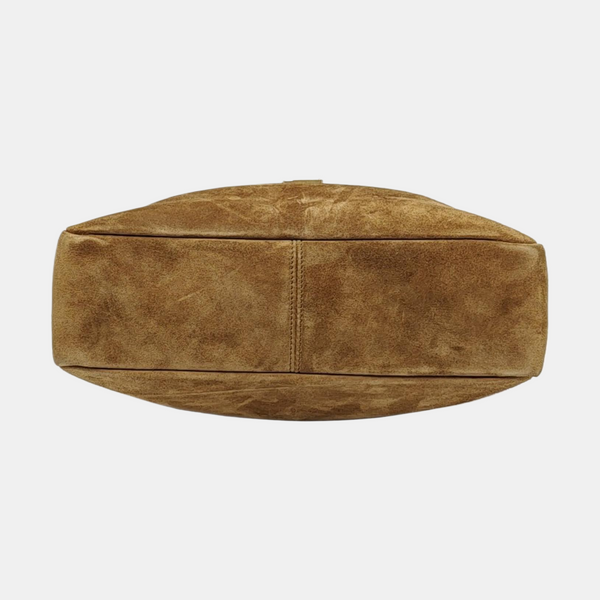 JAMIE SHOPPING Small Quilted Suede Brown