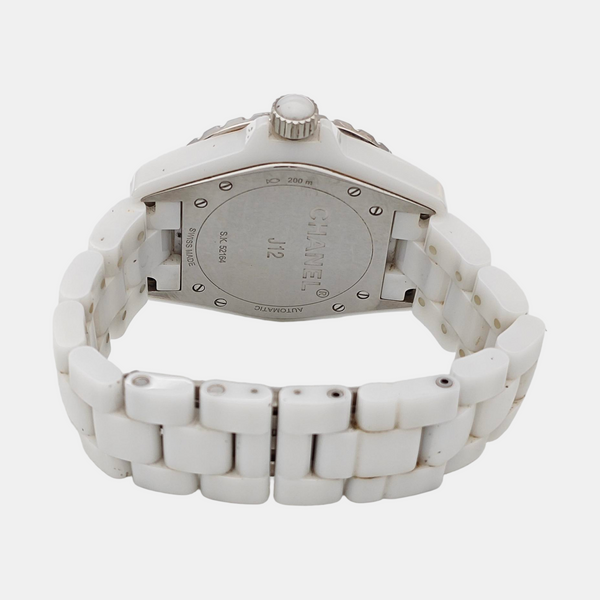 39mm White Automatic Watch