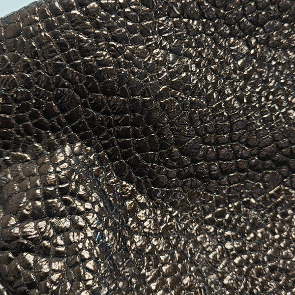Bolso de mano de piel de ternera marrón