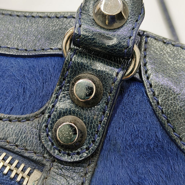 Classic City Mini Horsehair Blue