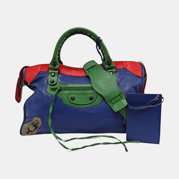 Classic City Medium Lambskin Blue