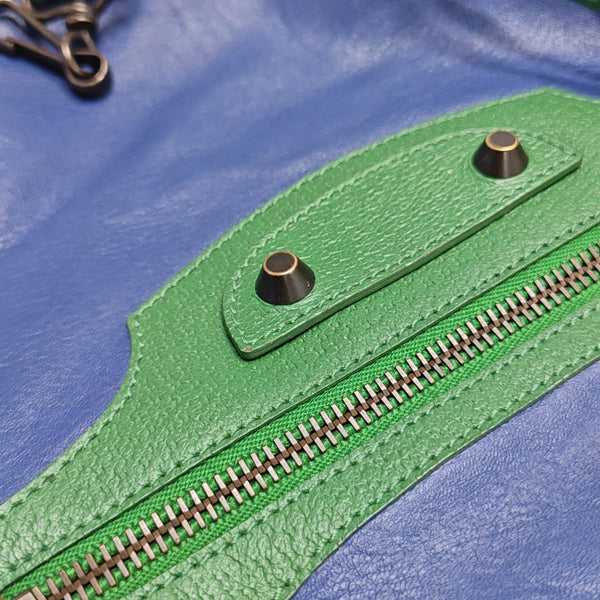 Classic City Medium Lambskin Blue
