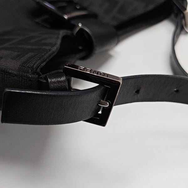 Canvas Top Handle Bag Black