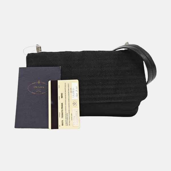 Canvas Shoulder Bag Black