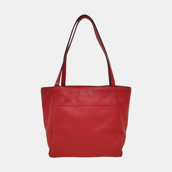 Calfskin Tote Bag Red