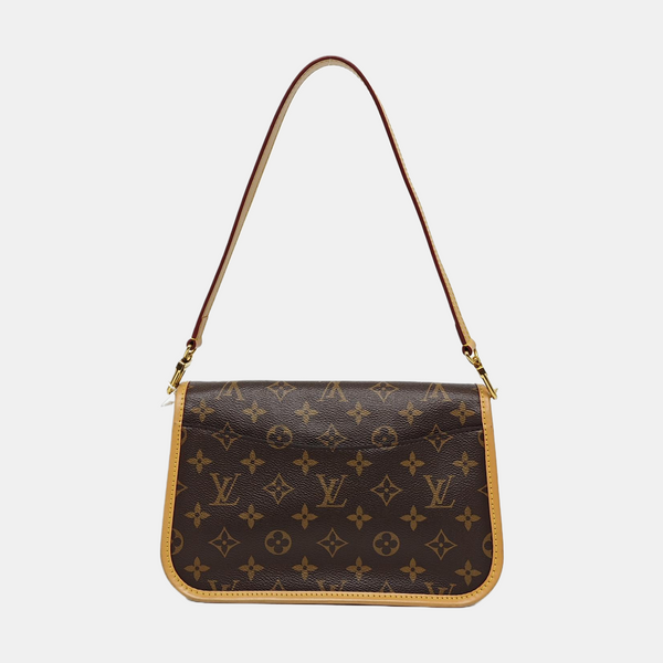 DIANE Monogram Coated Canvas Brown