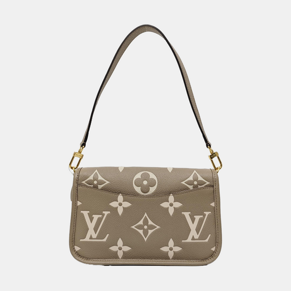 DIANE Monogram Calfskin Gray