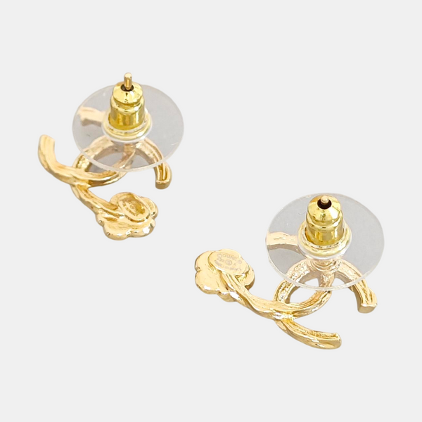 Authenticated pre-owned Gold-tone Metal Gold Earring - Earrings at Looply