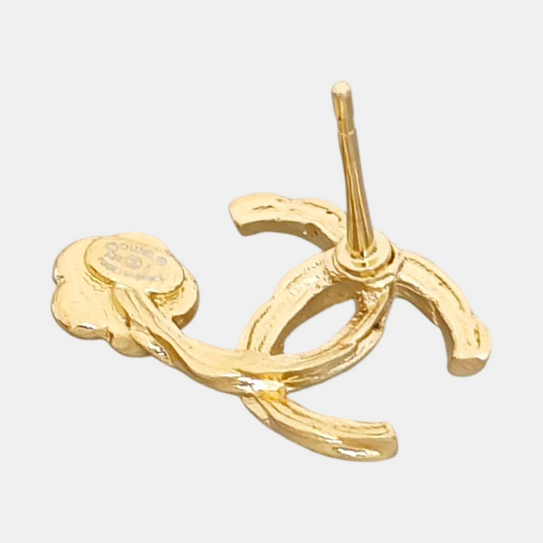 Authenticated pre-owned Gold-tone Metal Gold Earring - Earrings at Looply