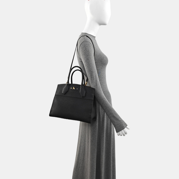 CITY STEAMER MM Calfskin Black