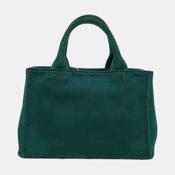Denim Quilted Canvas Green