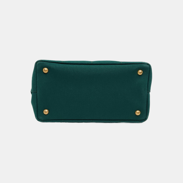 Denim Quilted Canvas Green