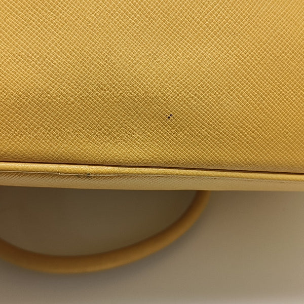 Calfskin Top Handle Bag Yellow