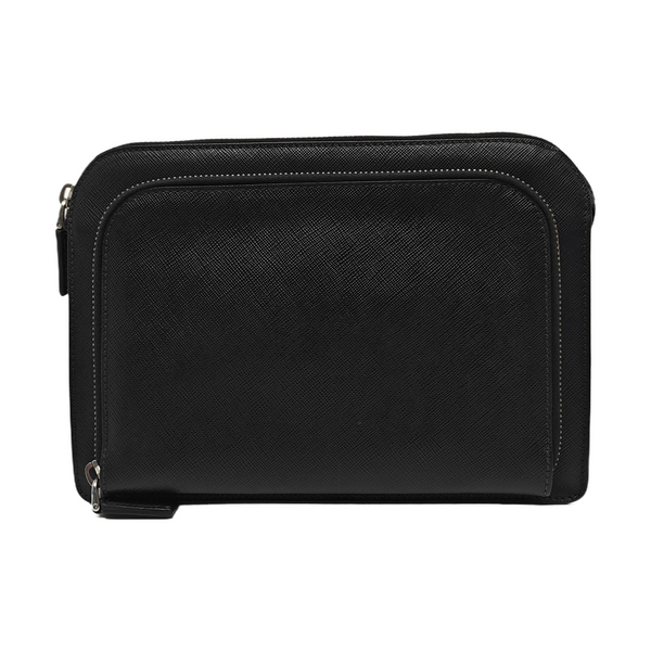 Calfskin Clutch Black