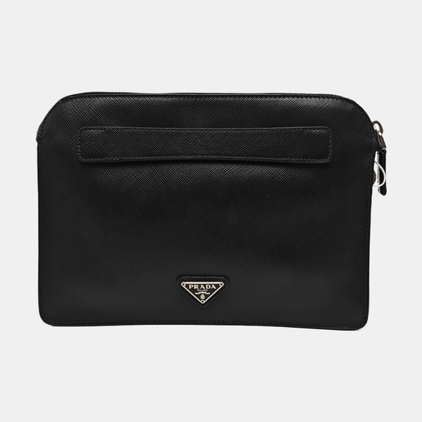 Calfskin Clutch Black