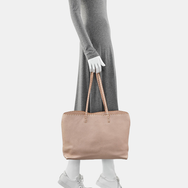 Calfskin Shoulder Bag Pink