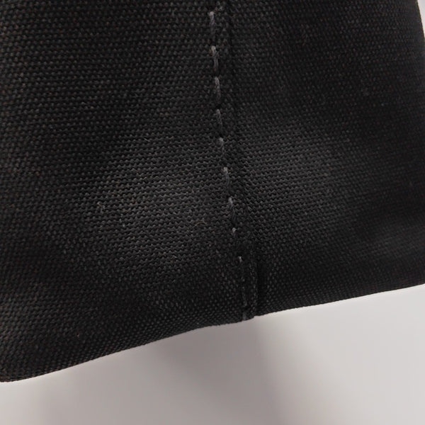Denim Quilted Canvas Black