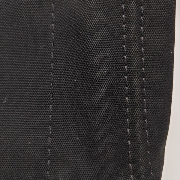 Denim Quilted Canvas Black