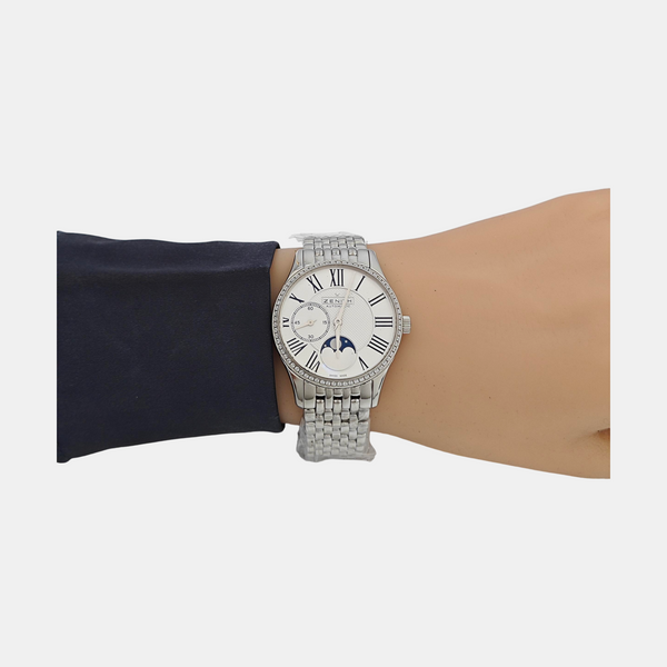 33mm White Automatic Watch