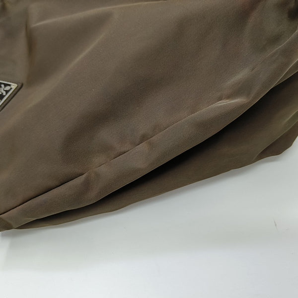 Nylon Tote Bag Brown