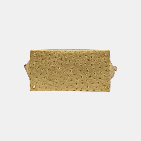 Leather Shoulder Bag Gold