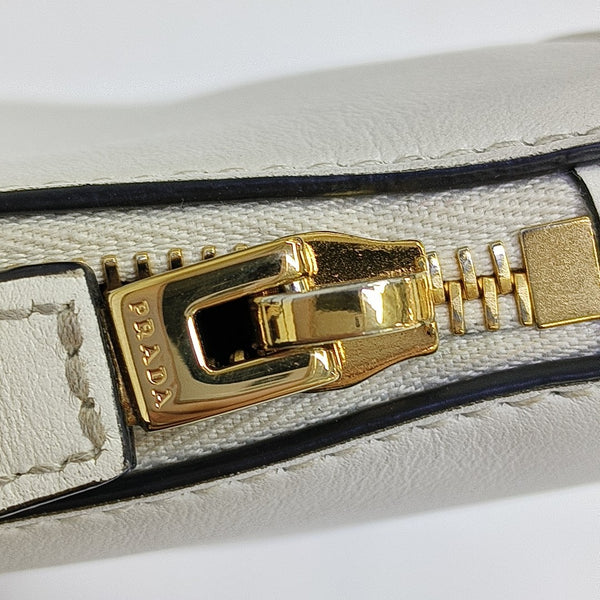 Calfskin Shoulder Bag White