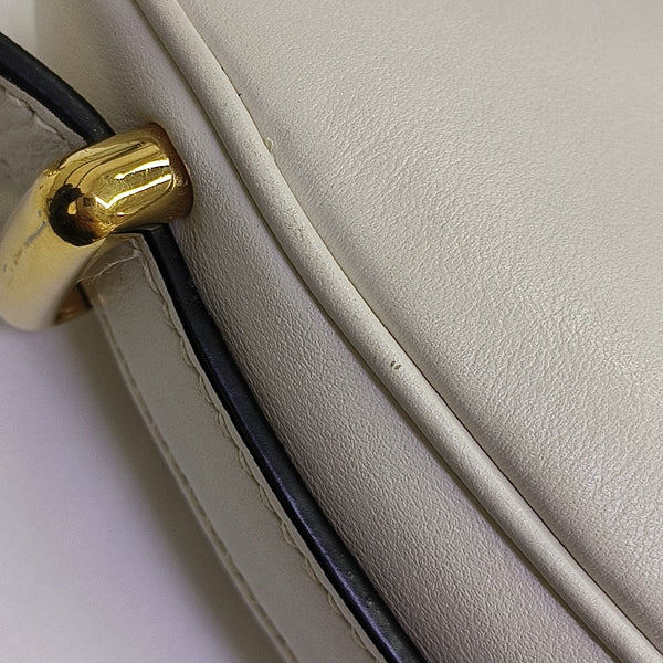 Calfskin Shoulder Bag White