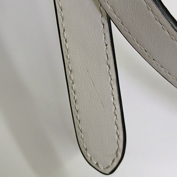 Calfskin Shoulder Bag White