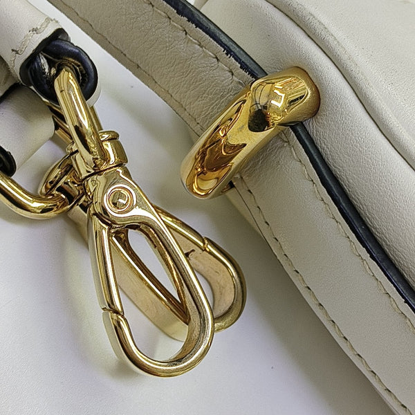 Calfskin Shoulder Bag White