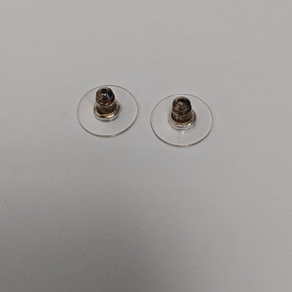 Authenticated pre-owned Silver-tone Metal Synthetic Crystal Faux Pearl Silver Earring - Earrings at Looply