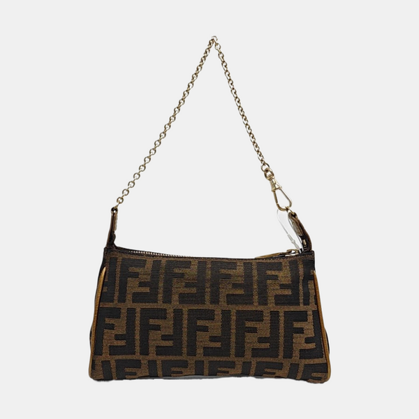 Canvas Shoulder Bag Brown